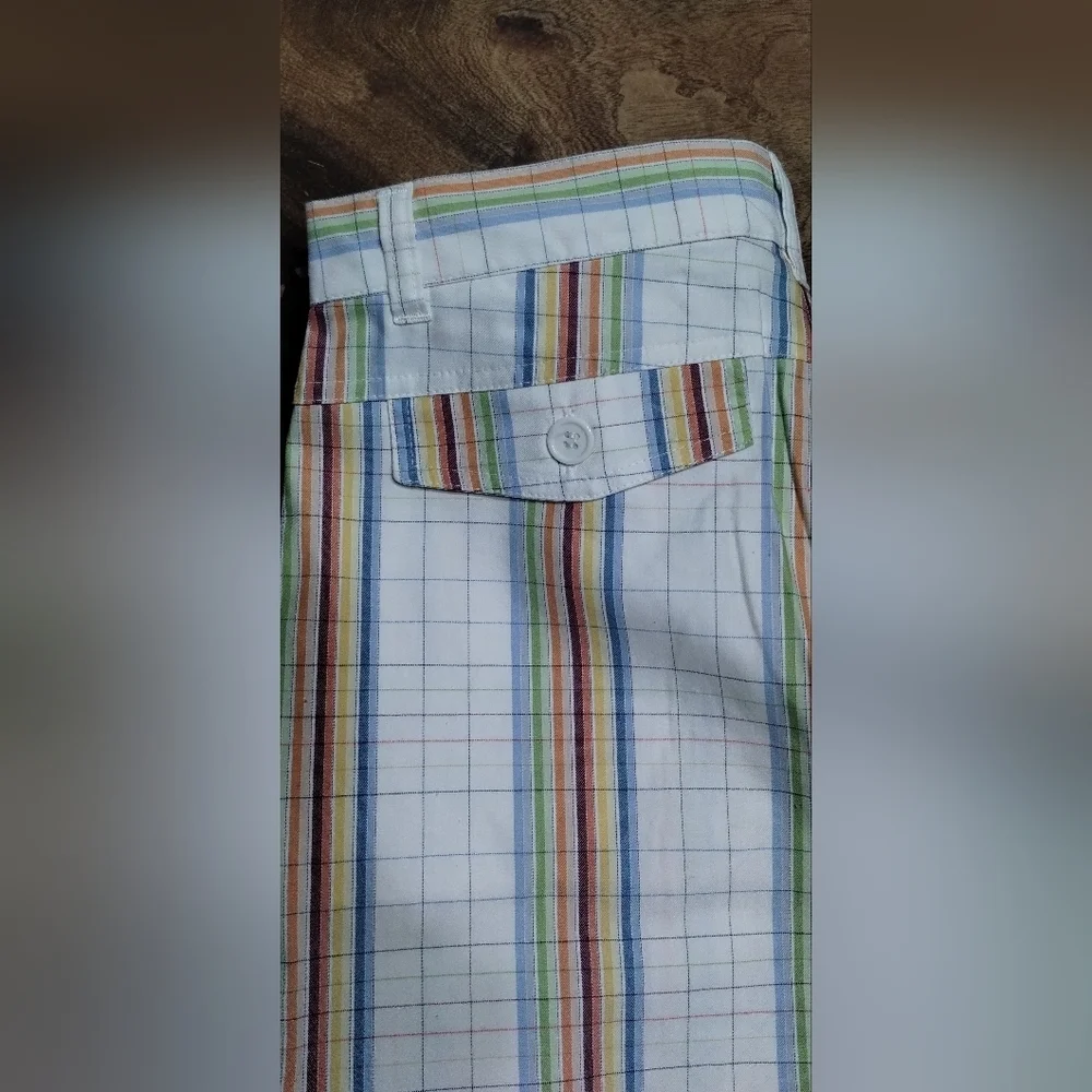 PWT Juniors (11) Multicolor Striped Shorts